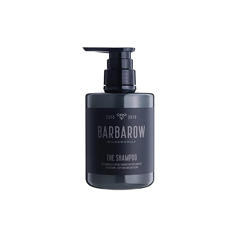 BARBAROW THE SHAMPOO バルバロウ ザ シャンプー メンズ メントール ミント 爽快 スカルプ 頭皮 きしまない (400mL)