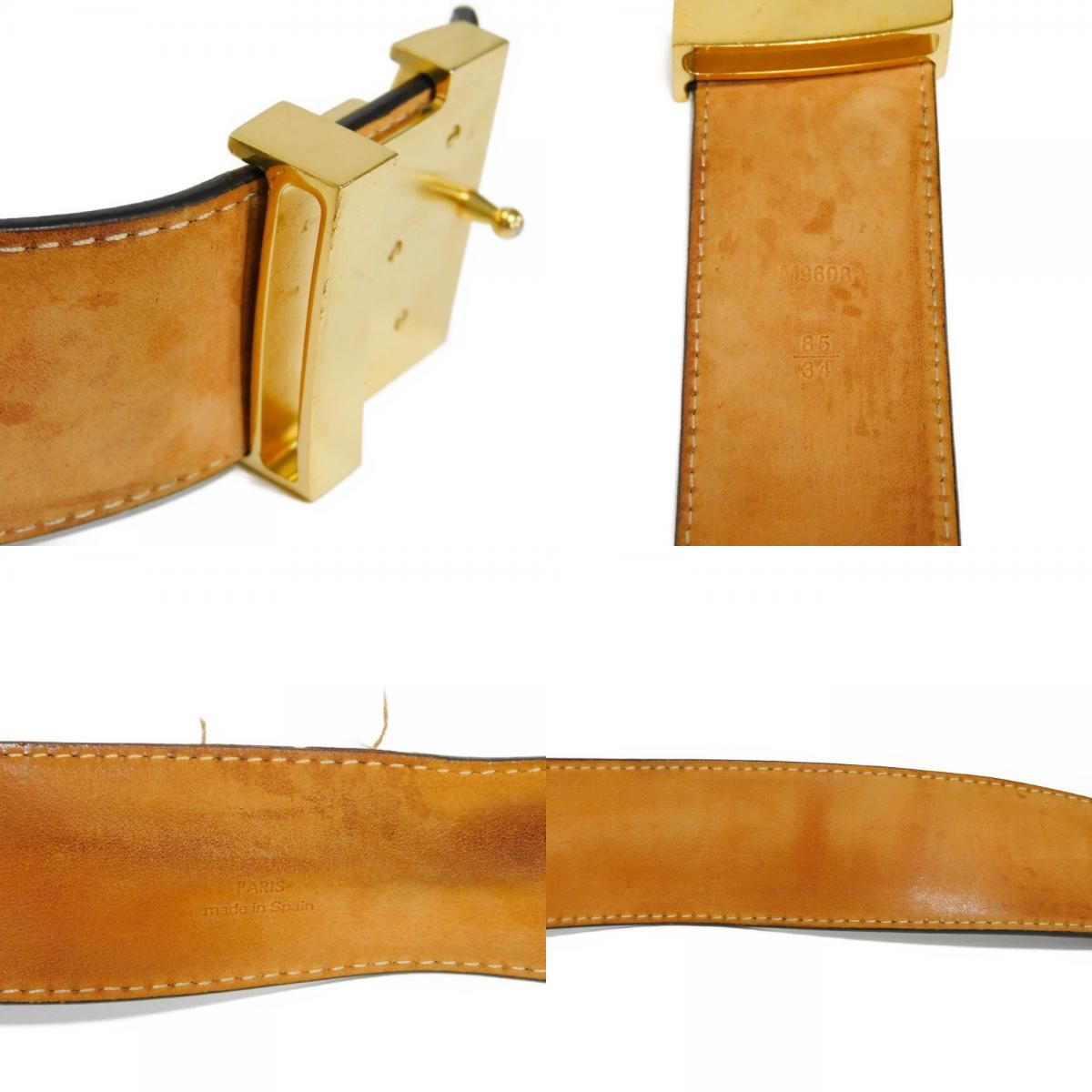LOUIS VUITTON ルイ・ヴィトン サンチュール LV イニシャル 40MM 85/34