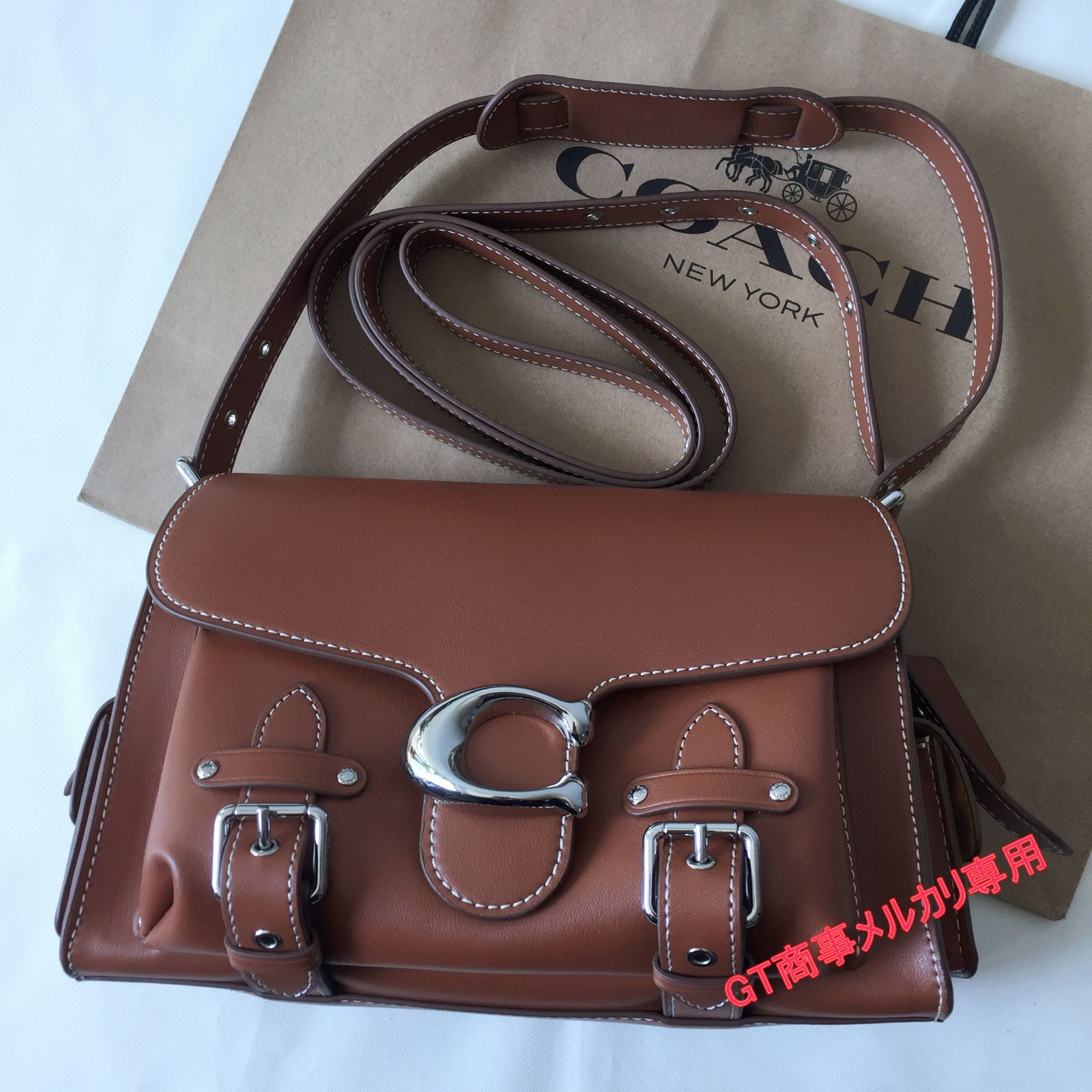 コーチアウトレット】COACHバッグ CT721 ライトブラウン カーゴタビー 