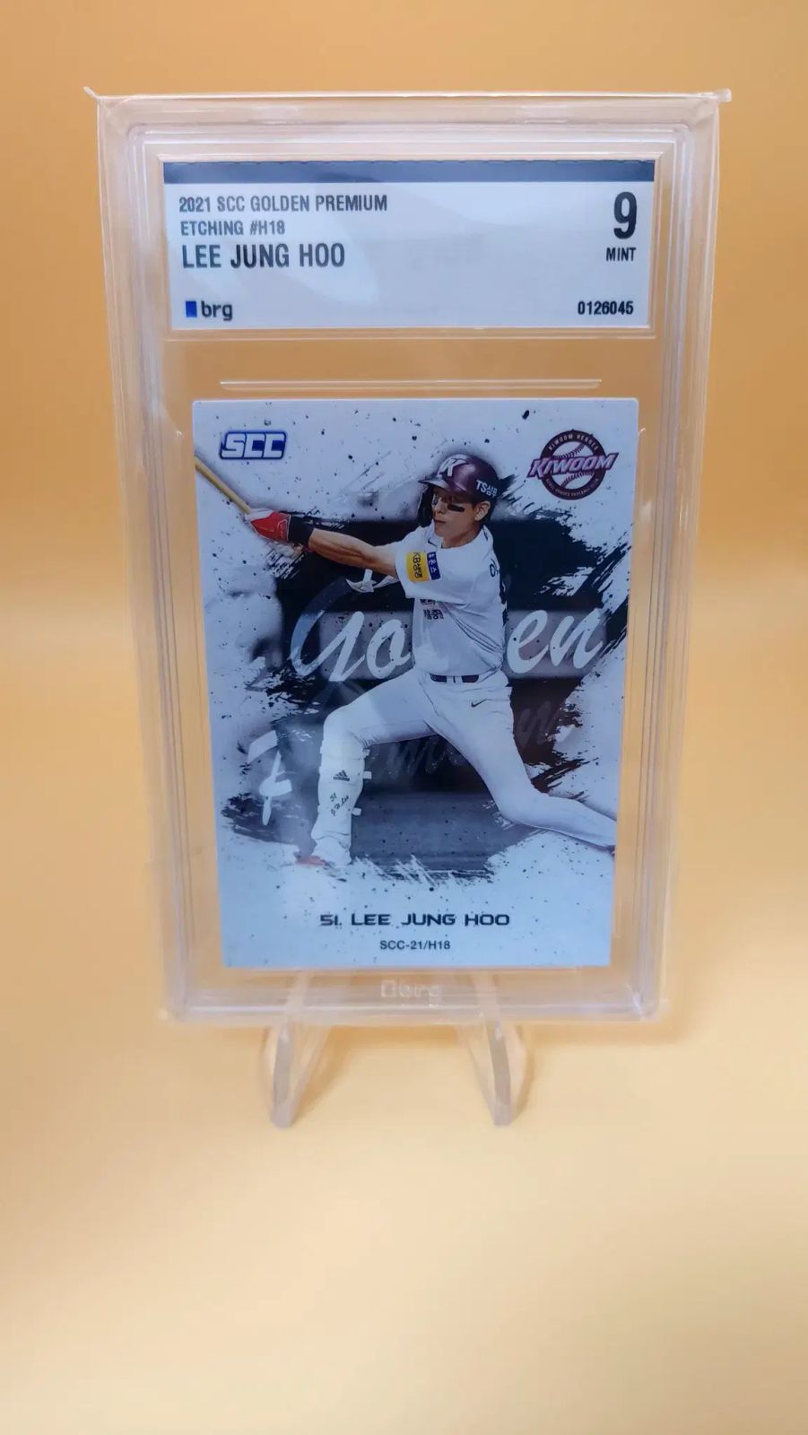 2021 SCC ゴールデン プレミアム Etching イ・ジョンフー BRG 9 立場