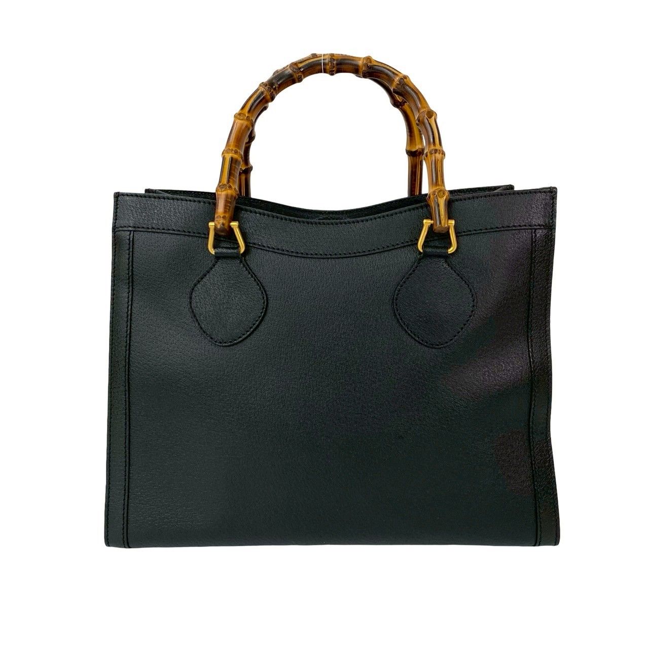 極美品GUCCI グッチ バンブー　バッグ ナイロン ブラック GUCCI グッチ バンブー ハンドバッグ 002 1010 ブラック
