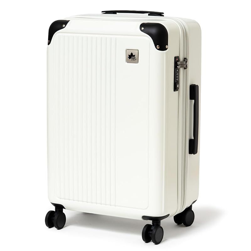 ロゴスパーク キャリーケース 大型 軽量 49L 静音 ダブルキャスター 3.7kg アイボリー 1