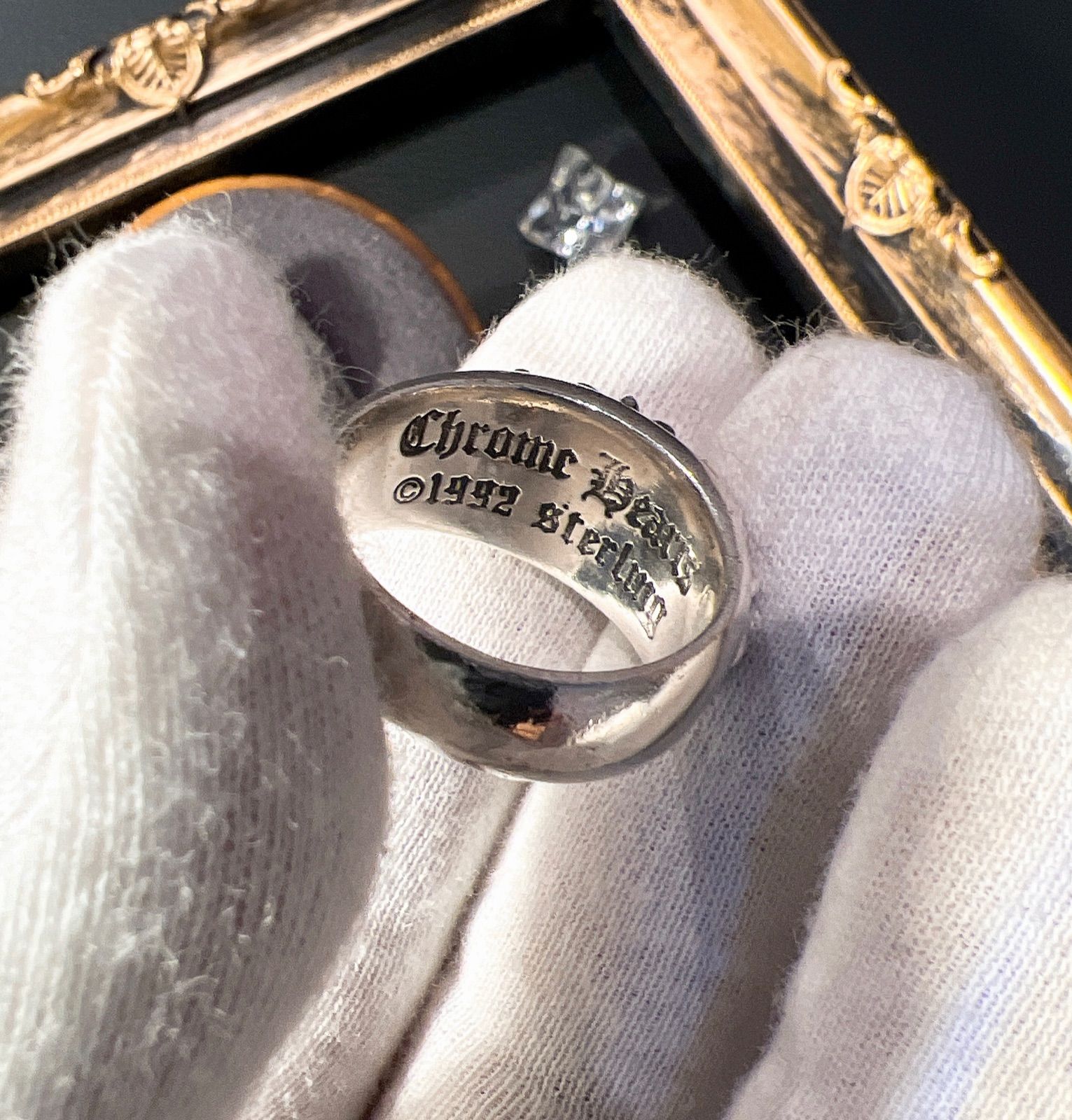 Chrome Hearts】クロムハーツ フローラルクロス リング #20 - メルカリ