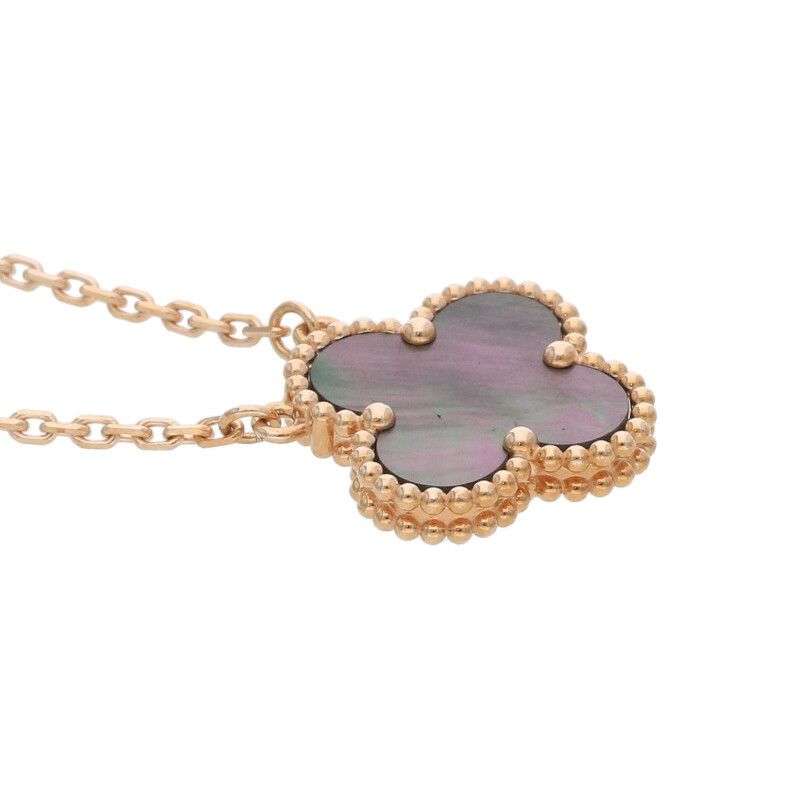 美品 K18ィンテージアルハンブラ マザーオブパール VCARP4KL00 Van Cleef ＆ Arpels ヴァンクリーフアンドアーペル
