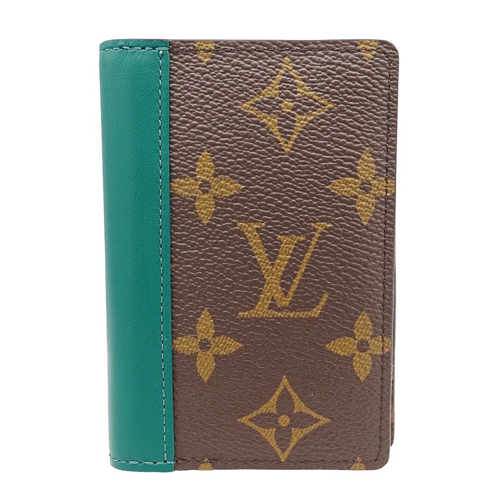 ルイ ヴィトン LOUIS VUITTON カードケース メンズ ブランド モノグラムマカサー オーガナイザー ドゥ ポッシュ ボルネオグリーン M12829 おしゃれ 上品 エレガント 小さめ コンパクト