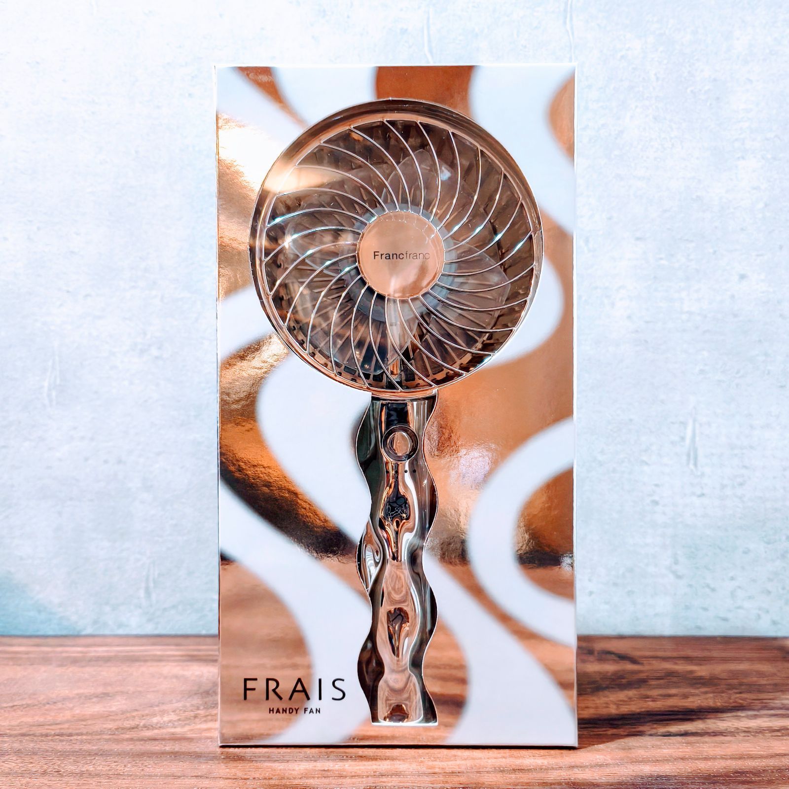 2025年 フランフラン ハンディファン ウェーブ Type-Cシルバー 2025年モデル】 Francfranc フランフラン フレ ハンディファン