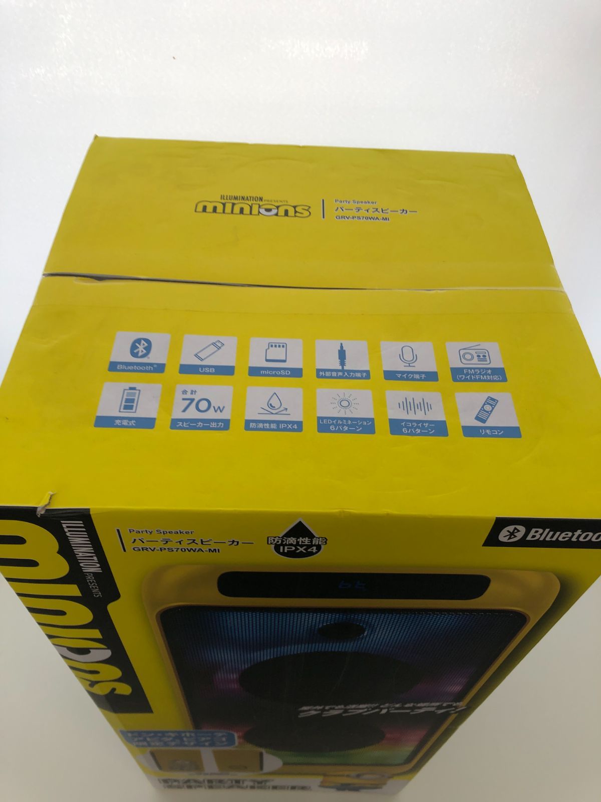✨✨【新品未開封】ドンキ限定 MINION ミニオン　パーティスピーカー✨✨ 新品未開封】証明書付き ドンキ限定 MINION ミニオン パーティ