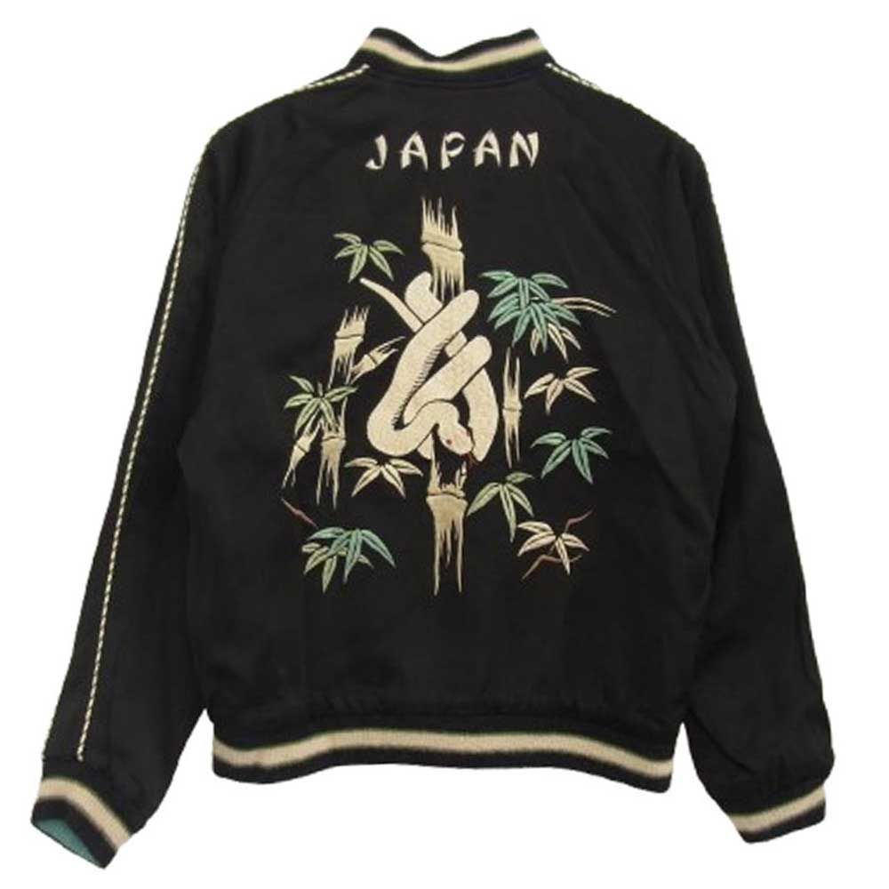 TAILOR TOYO テイラー東洋 TT15712 SP 港商 60th WHITE SNAKE × JAPAN MAP - SNAKE スカジャン スーベニア ジャケット 中