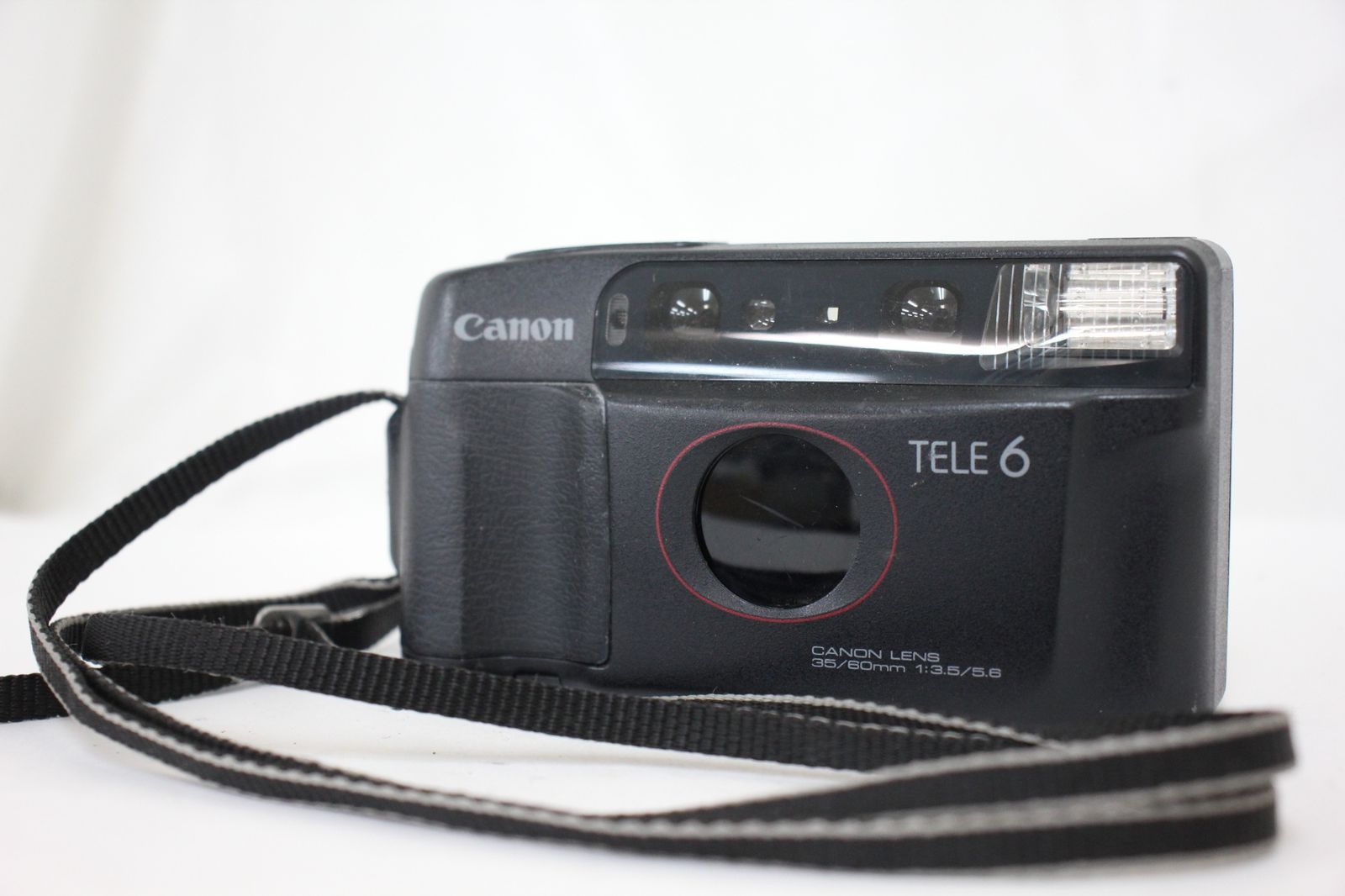 返品保証 キャノン Canon Autoboy TELE 6 DATE 35-60mm F3.5-5.6 コンパクトカメラ e2787