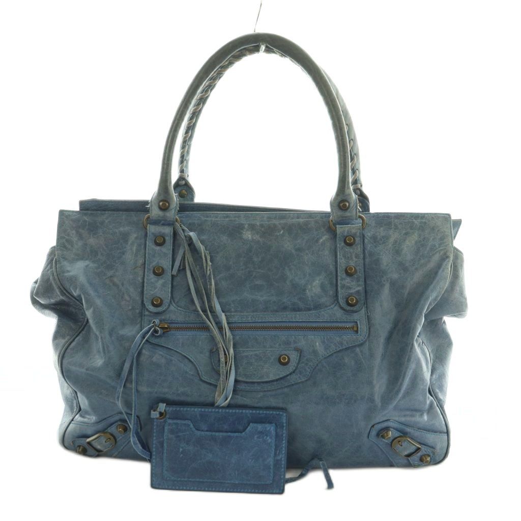 バレンシアガ BALENCIAGA 145704 ザ・ショッピング トートバッグ 青