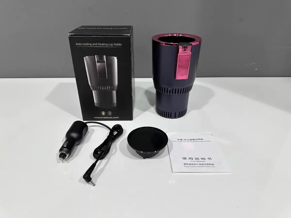 ドリンクホルダー 車載 保冷 保温 温冷 ポータブル 飲み物 カー用品 車載用品 ドリンククーラー ウォーマークーラー 自動温度制御搭載 簡単操作 車