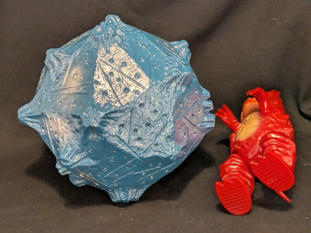 眠り目 ピグモン マルサン復刻 M1号 蓄光 ソフビ M1号 マルサン復刻