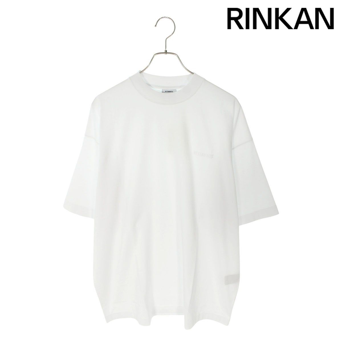 ヴェトモン  25SS  UA66TR765W エンブロダイリーロゴオーバーサイズTシャツ メンズ S