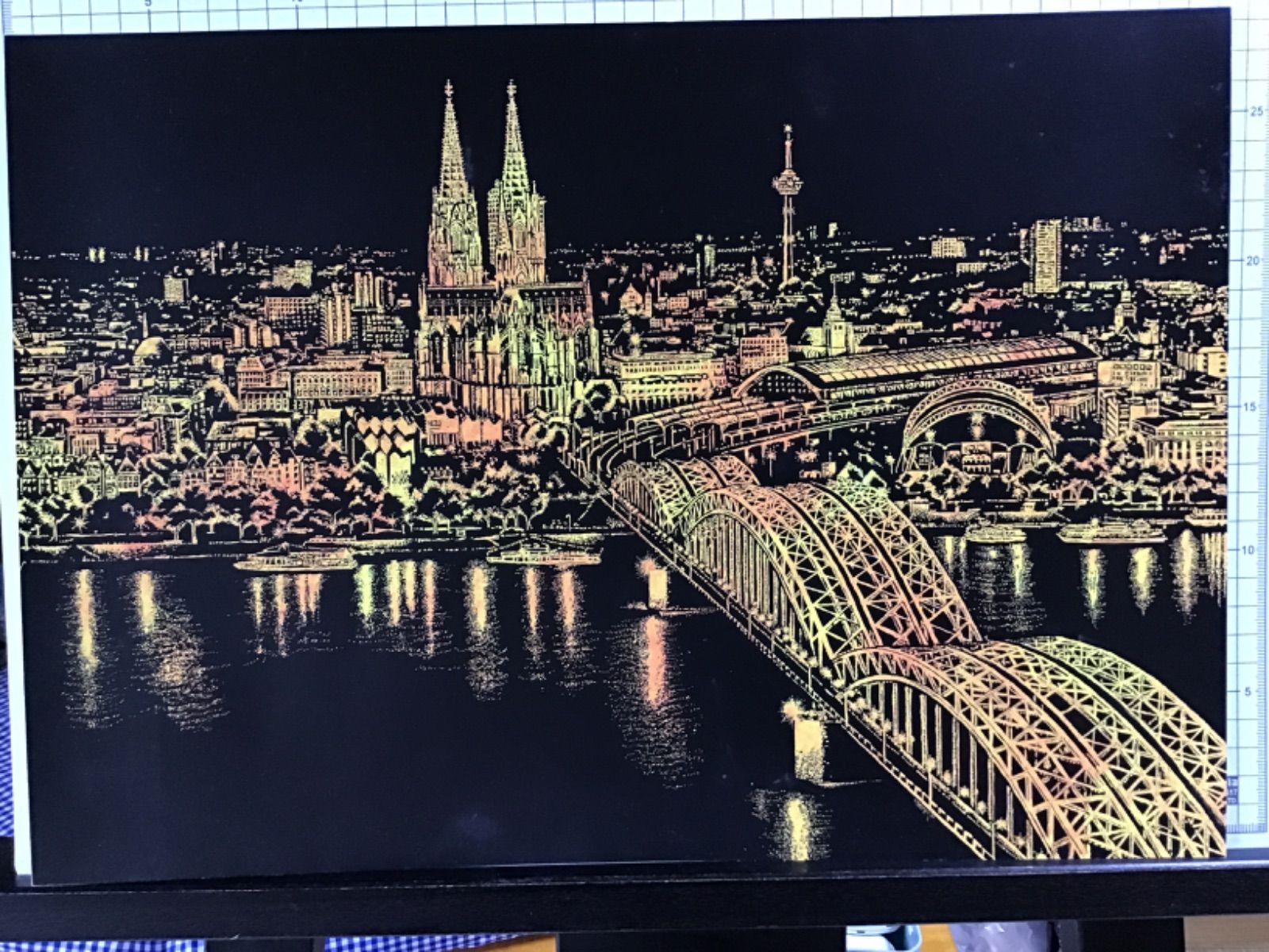 スクラッチアート 完成品 スクラッチアート 完成品 オリジナル ハート