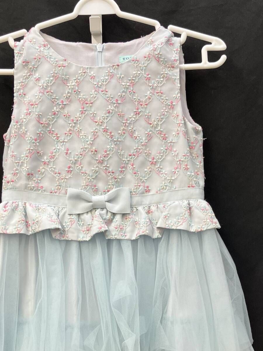 TOCCA ONE-PIECE トッカ ワンピース ドレス サイズ120 水色 ライト