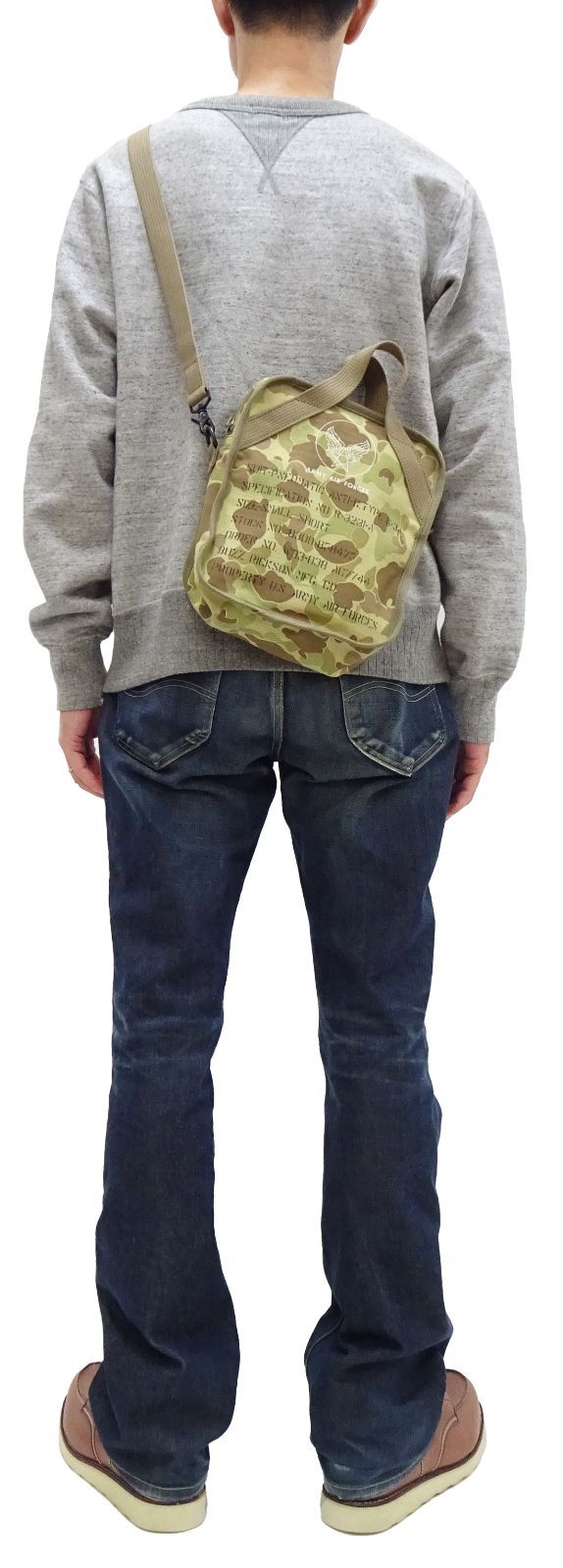 バズリクソンズ BUZZ RICKSON'S フロッグスキン カモフラージュ バッグ