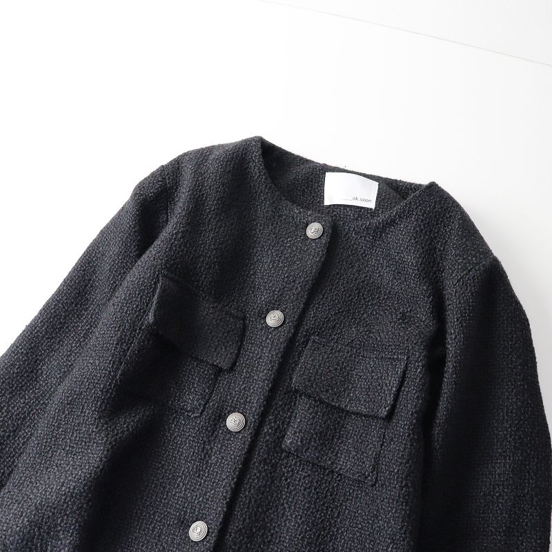 ok soon ツイードブルゾン tweed blouson | ok.soon