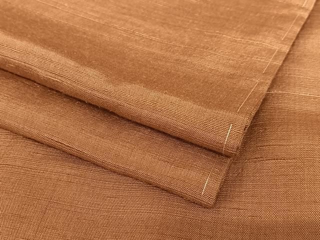 平和屋着物○上質な紬 色無地 渋紙色 正絹 逸品 AAAX0651zg - メルカリ