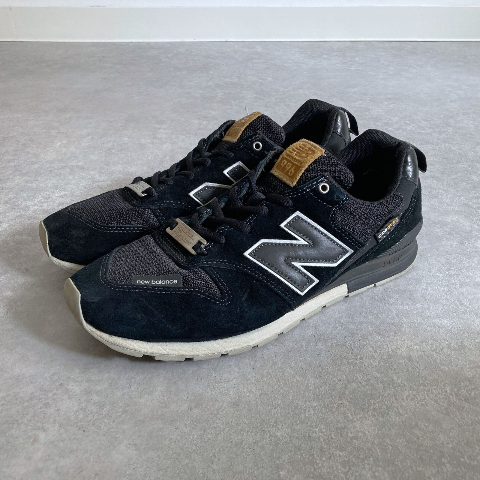 New Balance CM996 NE CORDURA採用 スニーカー ブラック ホワイト 