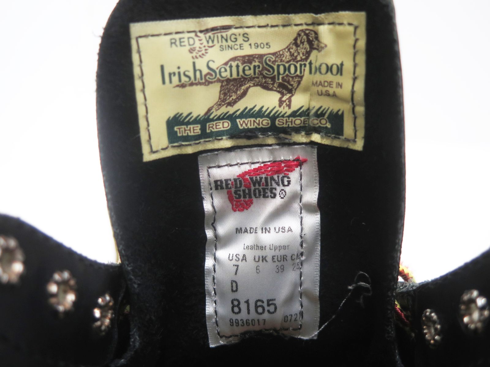 RED WING レッドウィング 8165 犬タグ 復刻 アイリッシュセッター