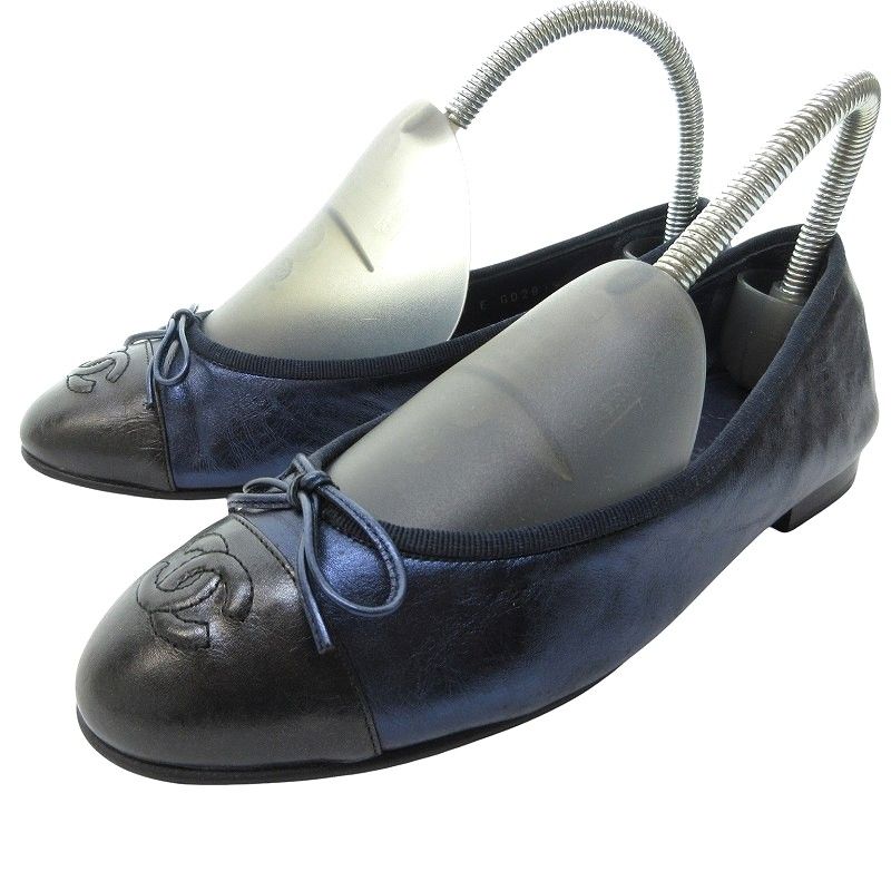 CHANEL(シャネル) フラットシューズ レディース 35 黒