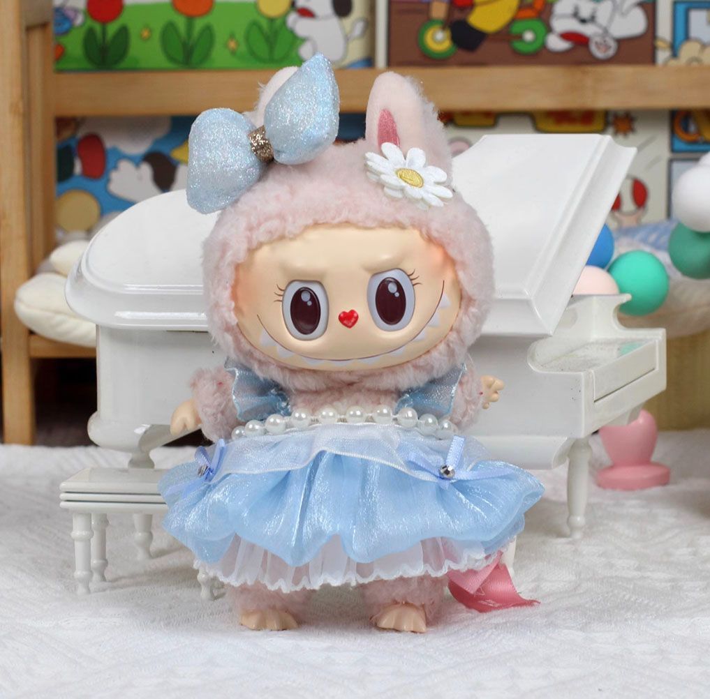 Labubu/コスチューム033ブルー Labubu アヒルパーカー衣装セット