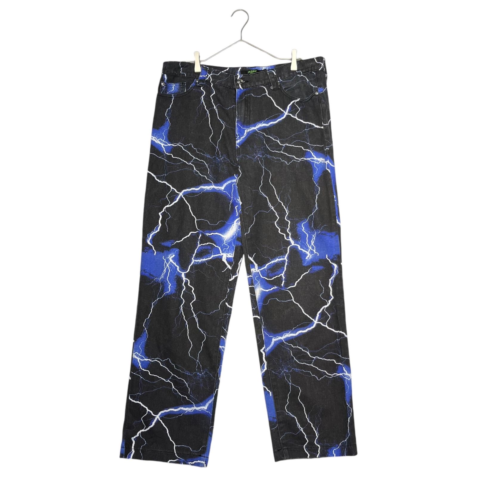JADED LONDON(ジェイデッドロンドン) LIGHTNING BOLT PRINT JEANS 