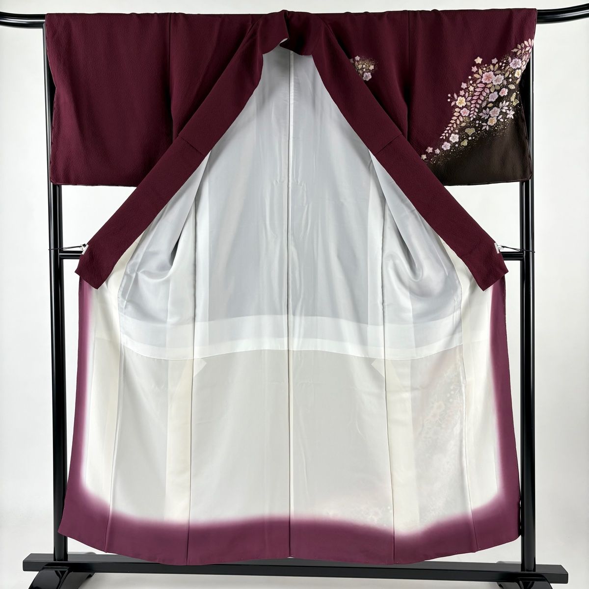 付下げ 身丈155.5cm 裄丈67.5cm L 袷 翠山工房 やまと 落款