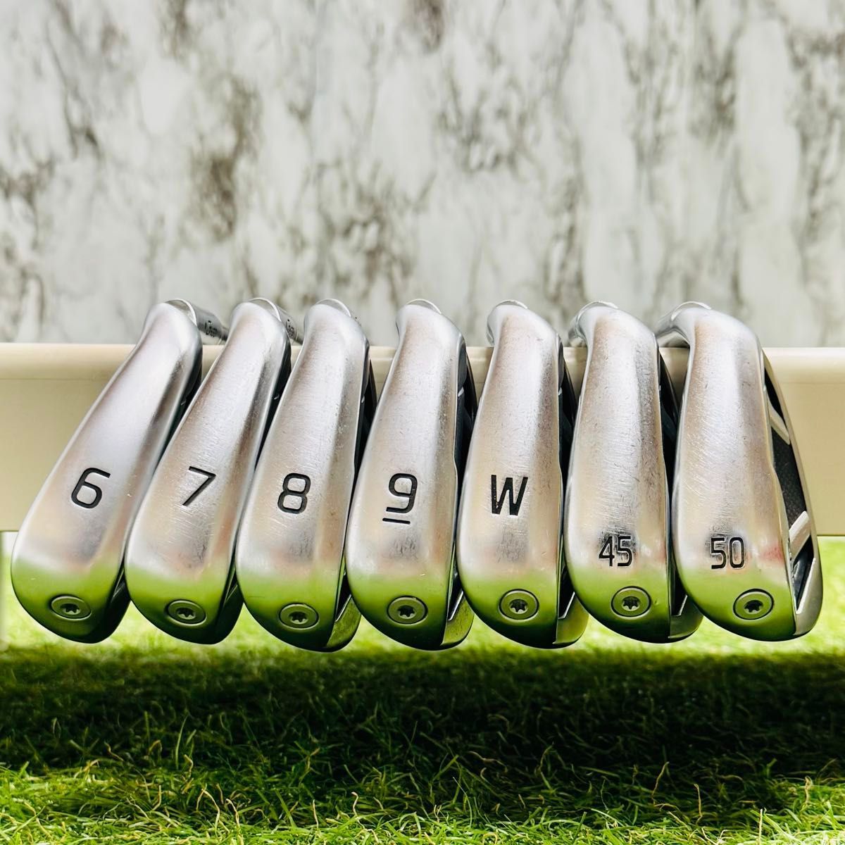 良品】初心者推奨 ピン G430 黒ドット メンズアイアンセット 7本 R