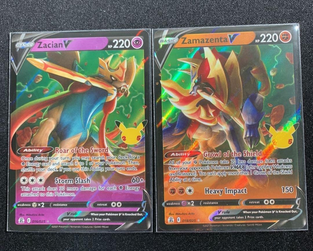 ポケモンカード 海外 英語 ザシアン ザマゼンタ フィギュア