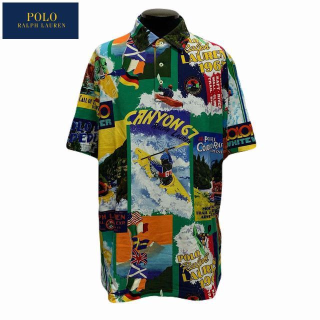 新作セール ポロラルフローレン グラフィック ポロシャツ 新品未使用! POLO RALPHLAUREN ポロ ラルフローレン