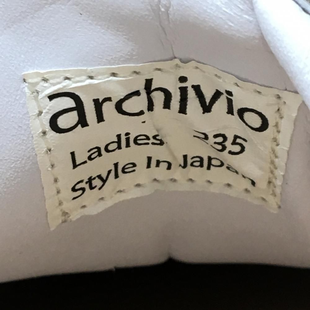 超 アルチビオ ゴルフシューズ 黒×シルバー スパイクレス レディース 23.5 ゴルフウェア archivio パター シューズ(女性用) 