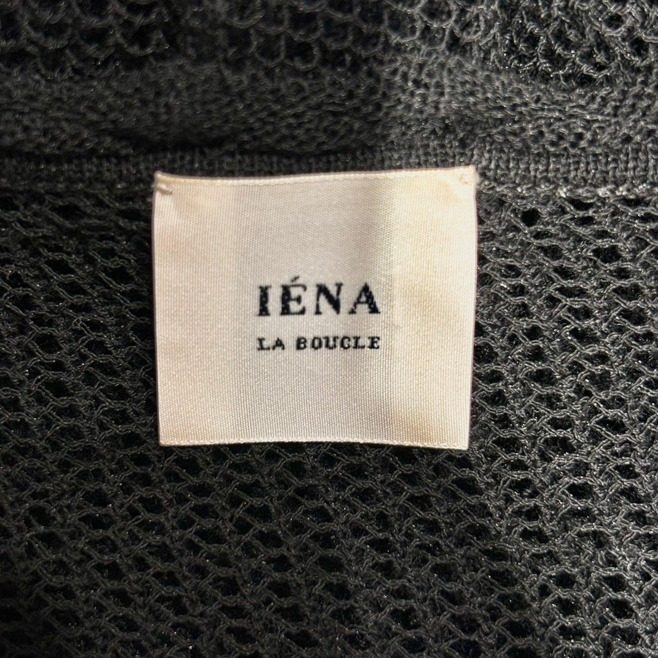 IENA LA BOUCLE (イエナラブークル) EUFORIA柄編みプルオーバー 22080914105020 ニット レディース ブラック  FREE - メルカリ