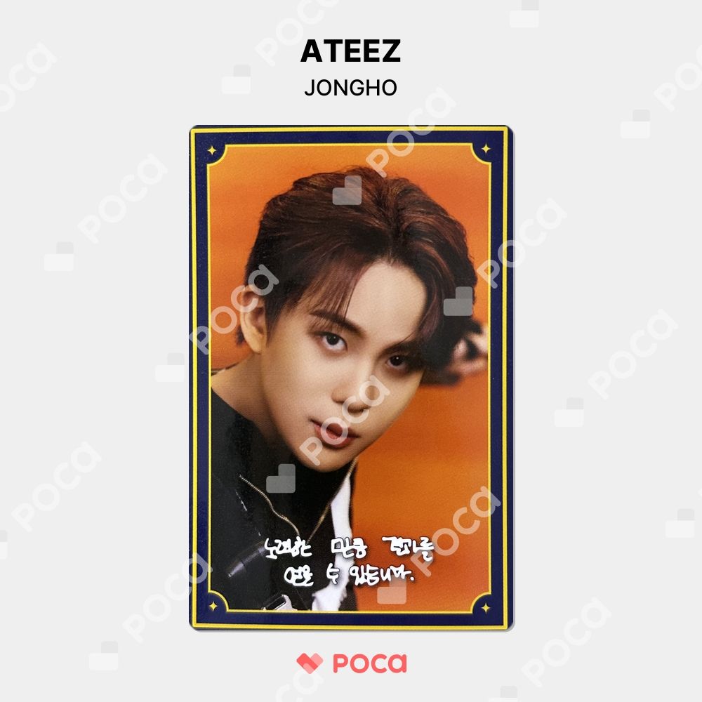 ATEEZ ジョンホ トレカ THE WORLD EP.FIN : WILL POP-UP