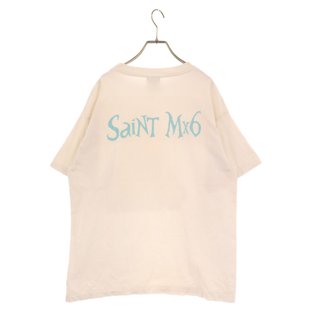 SAINT MICHAEL (セントマイケル) 23SS DS_SS TEE アリスインワンダーランド プリント半袖Tシャツカットソー ホワイト SM- S23-0000-123 - メルカリ