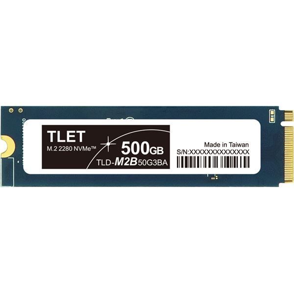 東芝(家電) 内蔵SSD TLD-M2Bシリーズ 500GB PCle Gen3x4 M.2 2280東芝エルイートレーディング(TLET) TLD-M2B50G3BA