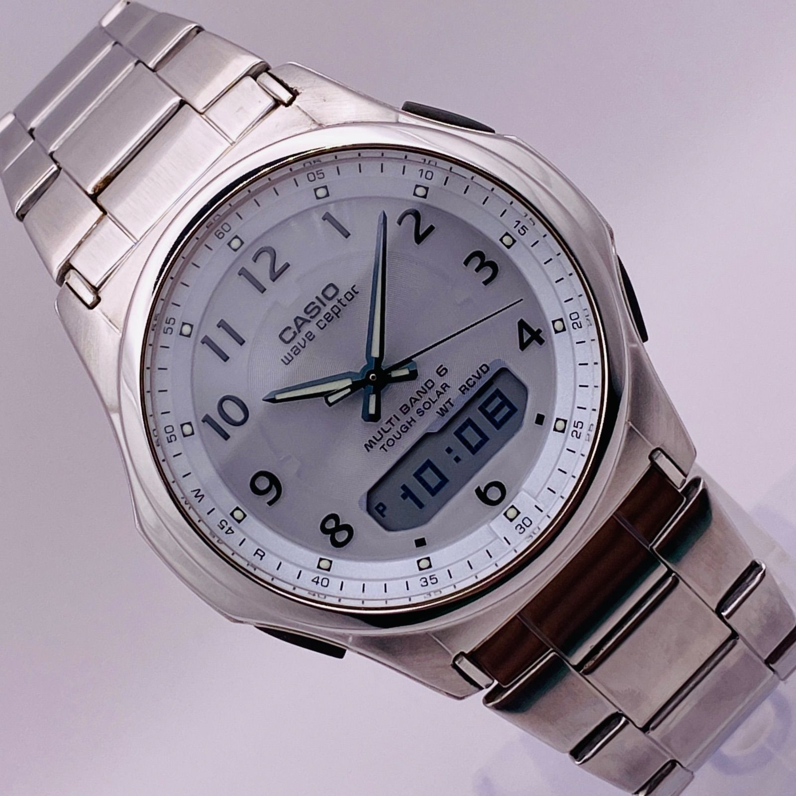 カシオ CASIO wave ceptor ウェーブセプター WVQ-110DJ-1A2JF ソーラー