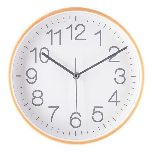 壁掛け時計 掛け時計 約直径28cm ホワイト プライウッド リビング ダイニング ベッドルーム インテリア家具〔代引不可〕