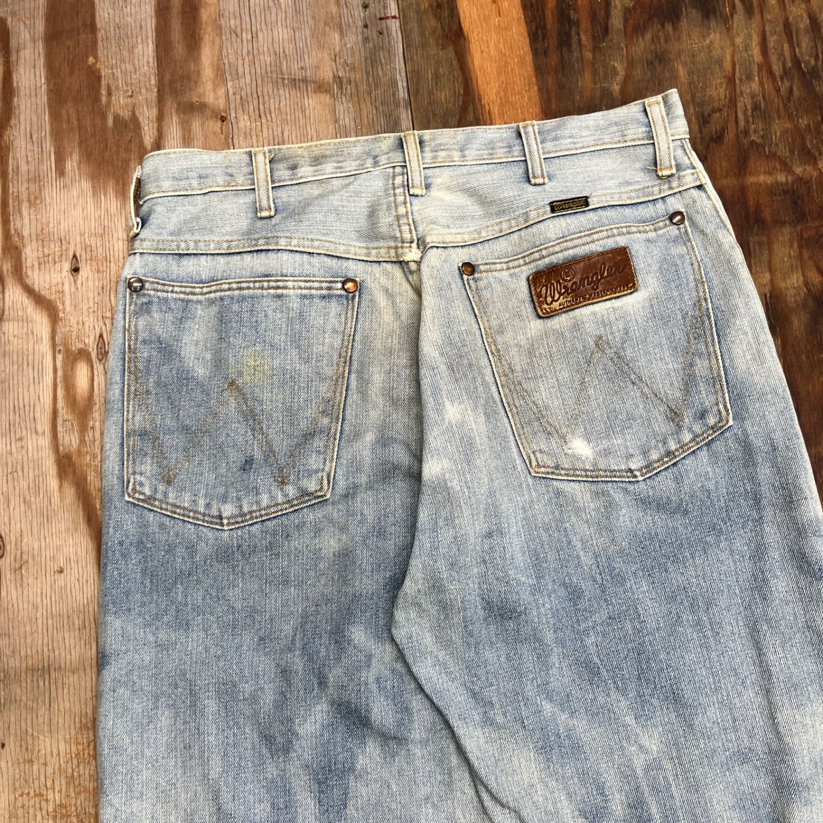WRANGLER ラングラー ケミカルウォッシュ デニム パンツ ワイド 