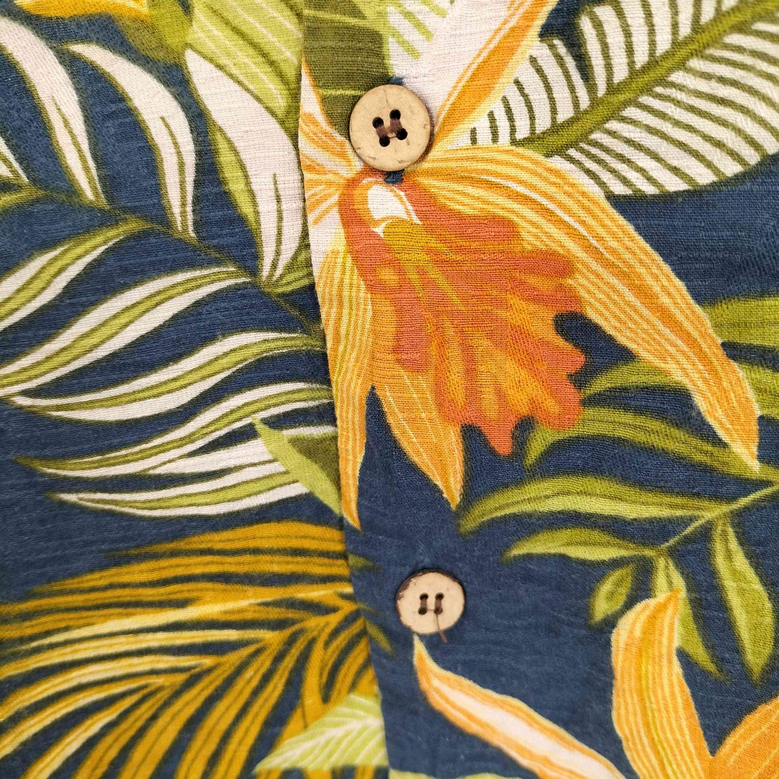 トミーバハマ Tommy Bahama シルクアロハシャツ オープンカラー