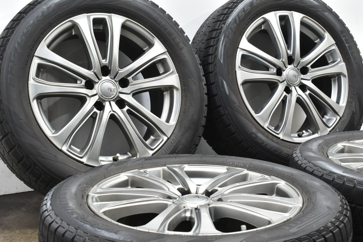 ◆BALMINUM社外17インチ★205/55R17★21年スタッドレスタイヤ 2505031】スタッドレス BALMINUM 17インチ 7J +38 PCD114.3 5H +