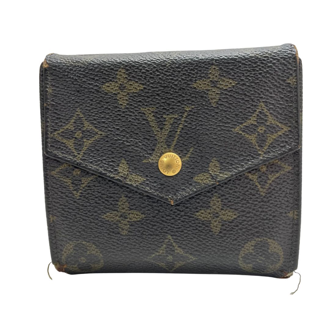 ルイヴィトン　LOUIS VUITTON モノグラム　三つ折り財布ヴィンテージ 1985 LOUIS VUITTON ルイヴィトン モノグラム 三つ折り財布