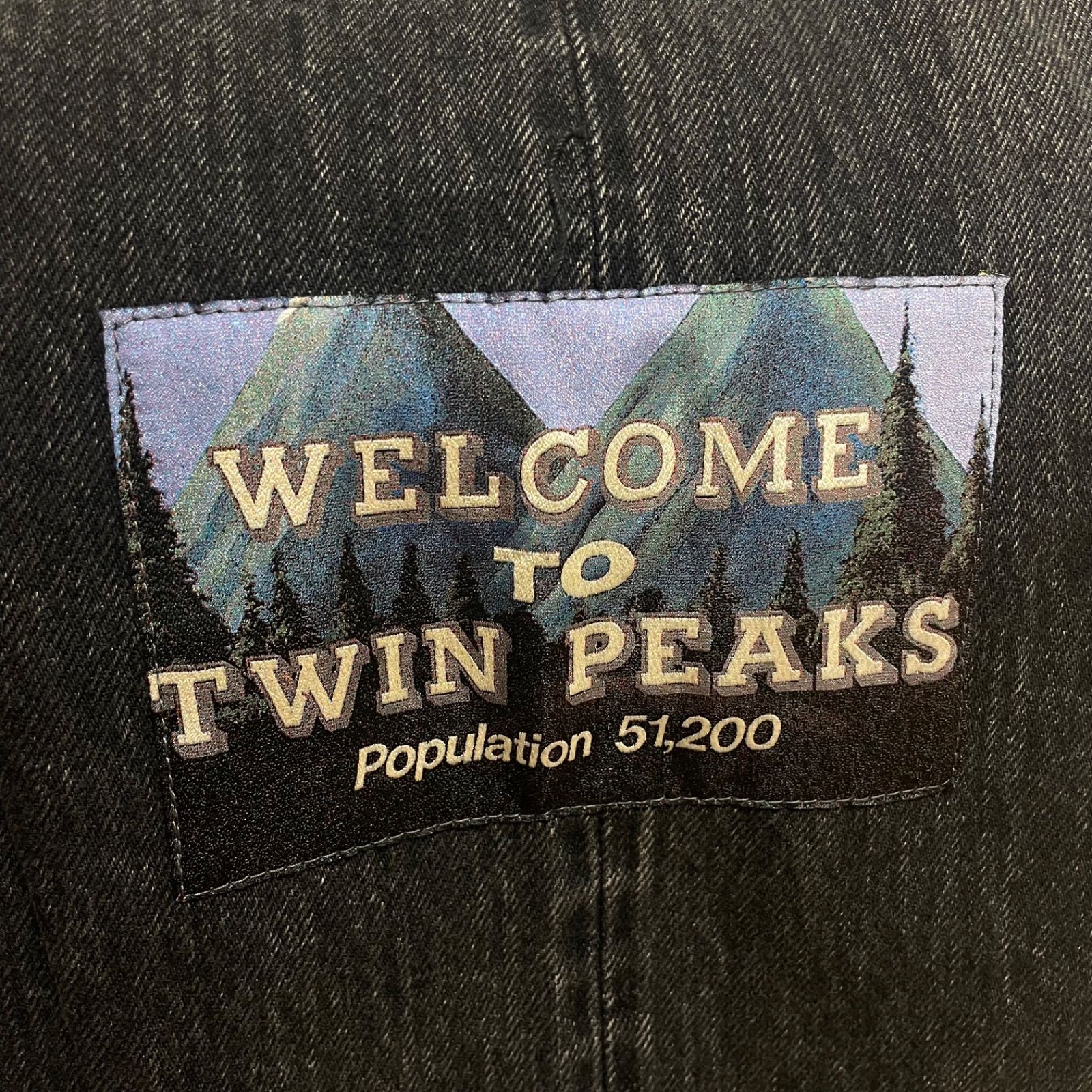 定価93500円 UNDERCOVER 24AW TWIN PEAKS フォトパッチ デニム パンツ
