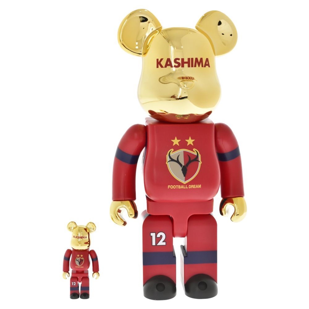 BE＠RBRICK 鹿島アントラーズ30周年記念ベアブリック100%u0026400%-