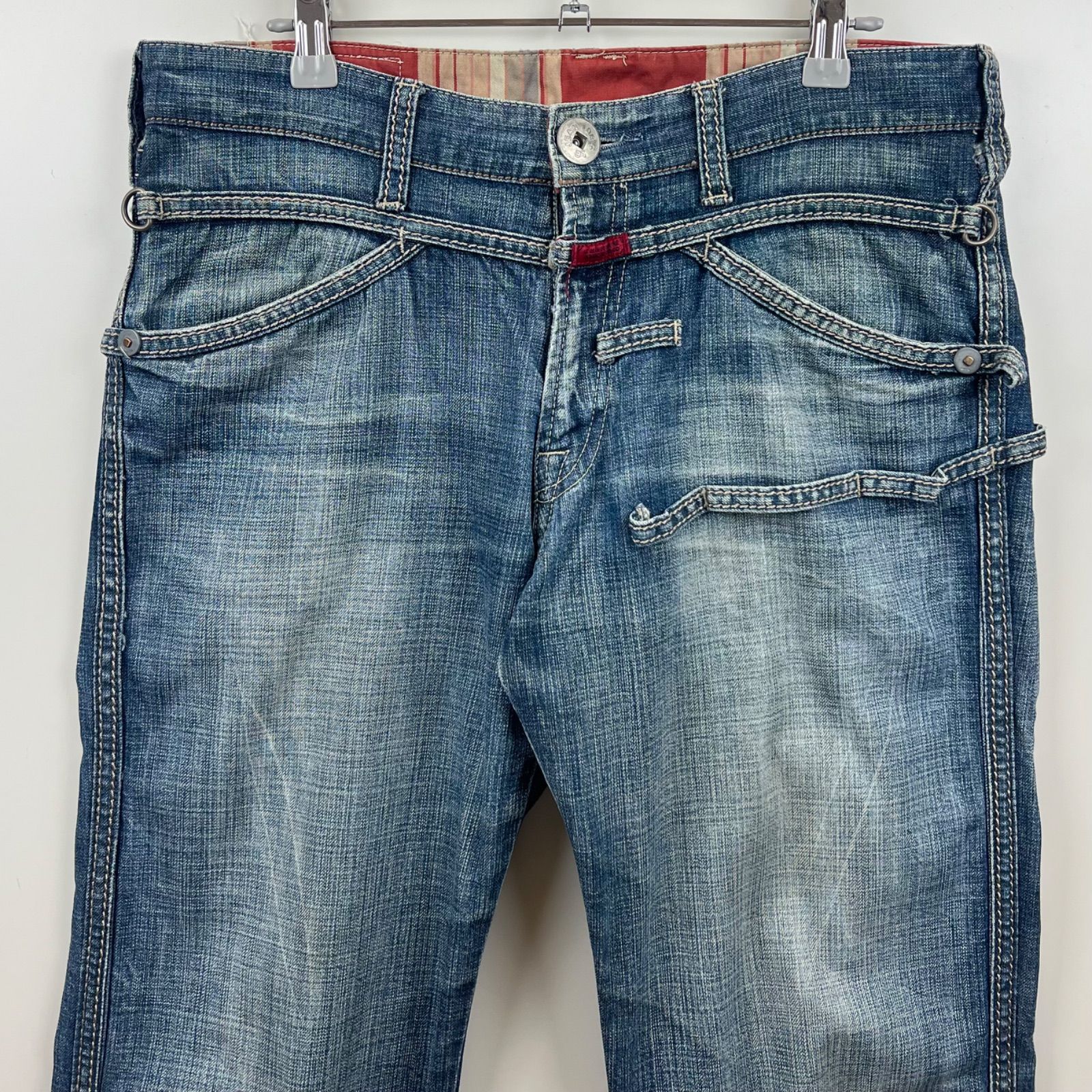MARITHE FRANCOIS GIRBAUD LE JEAN DE archive back rope denim pants