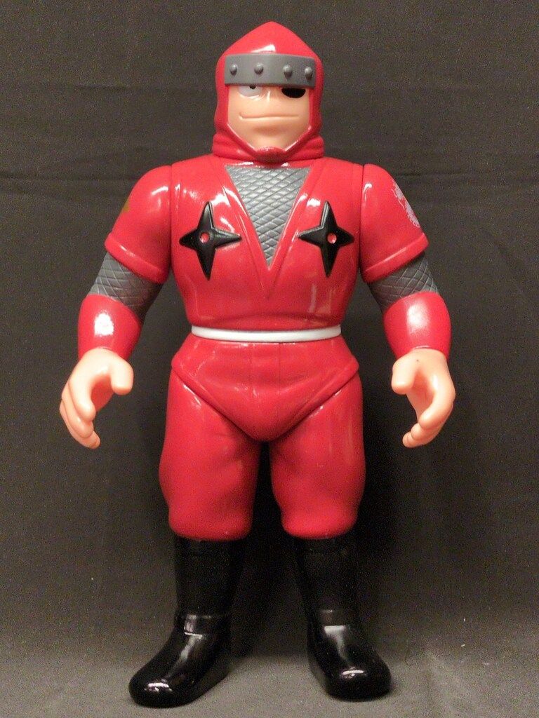 ファイブスタートイ・ ザニンジャ（赤）原作ver convict ファイブスタートイ ザ・ニンジャ ソフビ レッド原作カラーver NSC