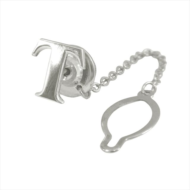 仕上げ済 ティファニー × トヨタ TIFFANY - CO. × TOYOTA Tロゴ タイタック ネクタイピン タイピン スーツ ジュエリー フォーマル SV925 シルバー メンズ レディース◆９