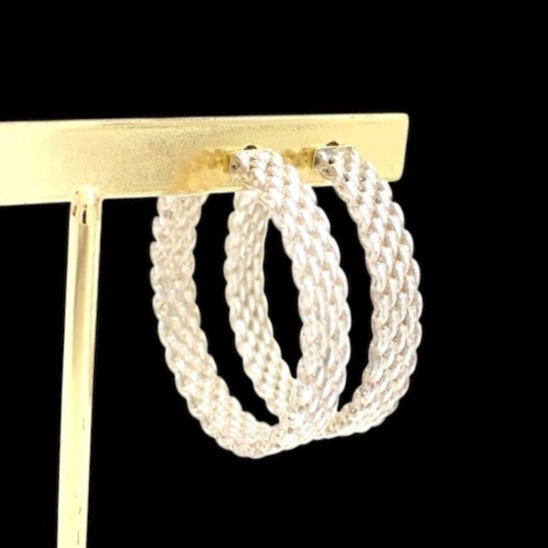 ティファニー サマセット ラージ フープ ピアス 925 シルバー 3601 ティファニー サマセット ラージ フープ ピアス 925 シルバー 3601