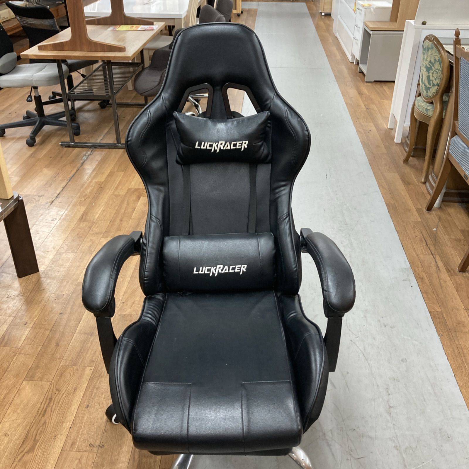 テレワーク 一体式オットマン付き