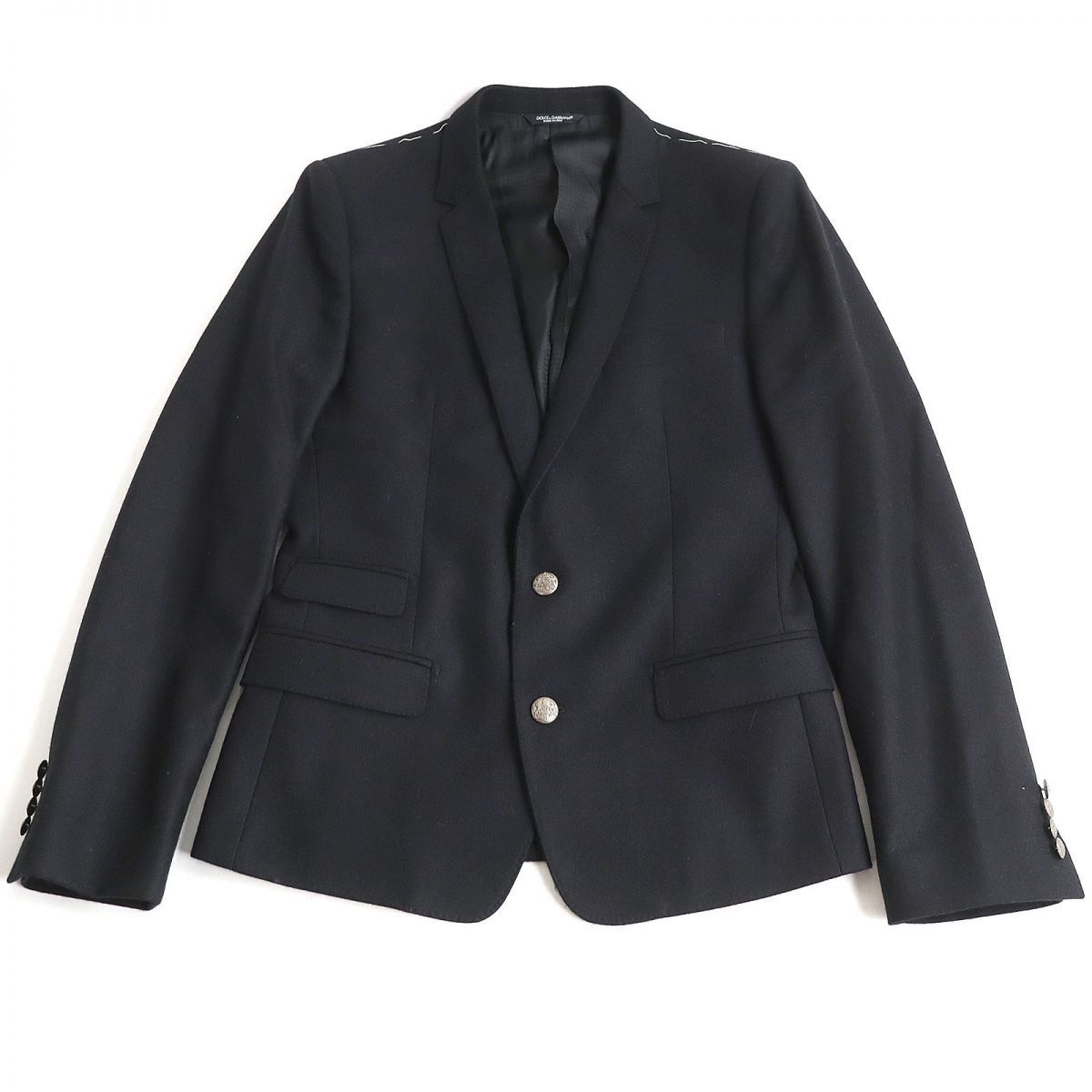 未使用品◇DOLCE&GABBANA ドルチェ＆ガッバーナ 銀ボタン 厚手